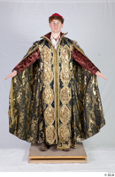  Photos Medieval Monk in gold habit 1 16th century Historical Clothing Monk a poses whole body 0001.jpg